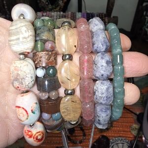 Bead Shape Options Gemstone Bracelets @elle_ahh